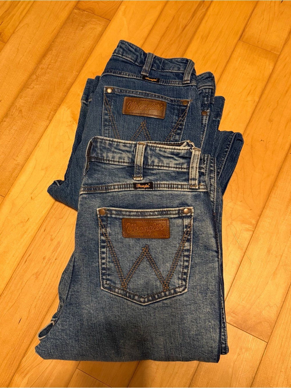 Wrangler high rise trouser jeans